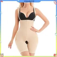 Bermuda Modeladora com Enchimento Aumento de Quadril e Bumbum Alca Antiderrapante Cavado Aberto Premium