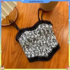 P lus Tamanho cosola Com Acabamento Em Renda , Almofadas No Peito E Estampa floral , Adequado Para Uso Interno Externo .