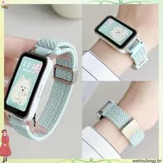Pulseira Huawei adequada para hortelã fresca 11/10/9 pulseira trançada nicho magnético NFC pulseira com fivela magnética