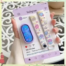 Coelho zumbi Original adequado para Xiaomi pulseira 10 cinta versão cerâmica bonito liberação rápida 9/8 Universal nfc v