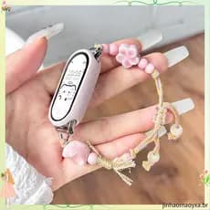 Bonito KT Cat Adequado Xiaomi Pulseira 10 Alça Cerâmica Flor Corrente Tipo 7/6/5/4/3NFC Pulseira