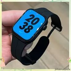 Adequado para OPPOWatchX3Mini cinta cor sólida magnética se32 geração respirável Silicone 4pro criativo estilo masculino