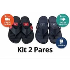 Kit 2 Chinelo Masculino Oferta Relâmpago Aproveite Agora