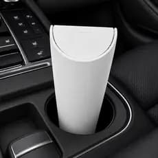 Lixeira para Automóvel Porta Copos Carro Organizador Compacto com Tampa para Veículo