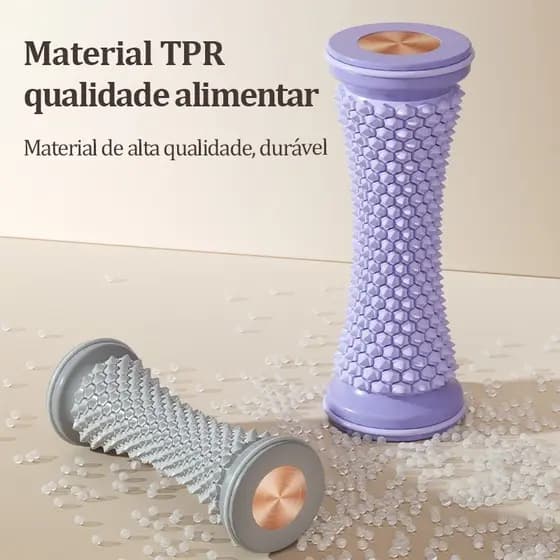 Rolo Terapêutico de Massagem para Pés Alívio Fascia e Dor Muscular