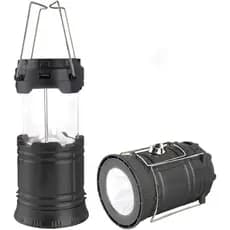 Lanterna de Camping LED Censinda, Lanterna Solar e Recarregável, Dobrável e Portátil para Uso Diário/Camping/Caminhadas/