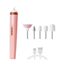 Conjunto de Lixas Elétricas para Unhas, FUNPEER Máquina Elétrica Portátil para Unhas, Kit Profissional de Manicure e Ped