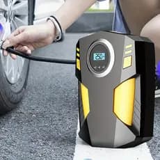 Bomba De Ar Portátil Para Pneu De Carro , Compressora , Inflador Digital De Pneus , Automática , LED Ligh