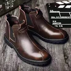 2026 Martin botas de couro masculino Retro botas de couro britânico Casual sapatos de alta qualidade botas curtas botas
