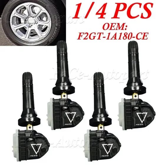 1/4 Pces 433MHZ TPMS Sensor De Pressão Dos Pneus Para Ford Edge Explorer Fiesta Focus Ranger F2GT-1A180-CD CE CBauto Peç