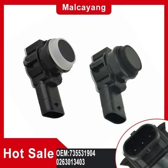 Para Fiat Panda III Jeep Renegado Compass II Novo Sensor De Estacionamento PDC Radar Assistência 735531904 0263013403