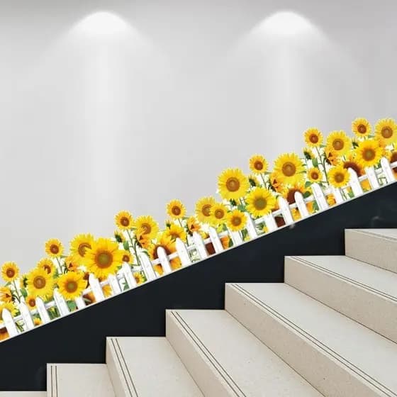 Sala de estar canto decoração parede rodapé adesivos de parede jardim de infância escadas passos adesivos de parede capa
