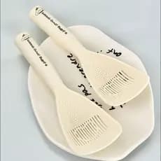 Vasangwang creme branco antiaderente colher de arroz arroz ferramenta de cozinha dreno pressão lama moagem Multi-função