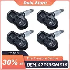 Sensor Monitor De Pressão Dos Pneus Para Honda CRV 2007-2011 Accord 2008-2012 Ajuste 2008 TPMS PMV-107M 315MHz 42753SWAA