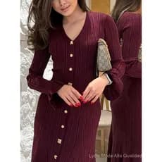[Oferta especial por tempo limitado] Nova coleção de roupas femininas elegantes e muito vendidas 26, vestido cardigã ele