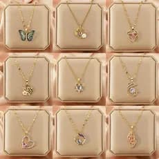 Colar De Aço De Titânio Estilo Coreano E Japonês Para Mulheres , Design De Nicho Leve Luxuoso , Corrente De Clavícula Ve