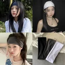 Tiara De Malha , Faixa De Cabelo Versátil Para Fitness , Laço Simples Elástica Esportiva Mulheres