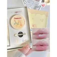 Cappuvini Queijo Lábio Leite Conjunto de Máscara Labial Hidratante Hidratante Hidratante Fade Lip Lines Primer Lip Care