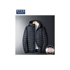 Oficial autêntico leve para baixo jaqueta das mulheres dos homens 2024 novo outono inverno Casual pato branco para baixo