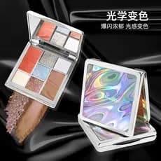 Xunfeit Xia Da Co-Branded Paleta de Sombras Camaleão Óptica Strobe Forte Destaque Reparação Iniciante Abrangente Multi-P