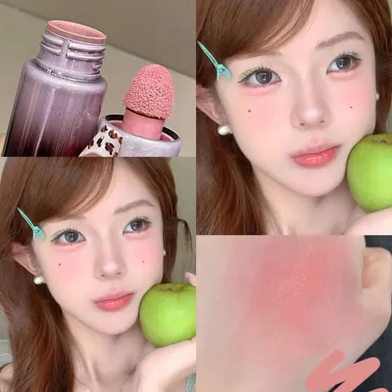 Pinkyfocus Pinkyfocus Tingimento Exposto Suavizante Líquido Blush Destacando Contorno Expansão Três em Um Cor Encolher B