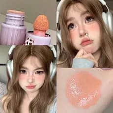 Blush líquido alto brilho reparação atmosfera três-em-um expansão baixa saturação psiquiatra maquiagem Nude fosco brilha