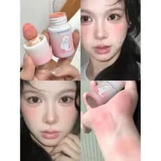 Frio pequena flor branca Blush líquido transparente baixa saturação clareamento Natural vermelho Halo revelando tez de l