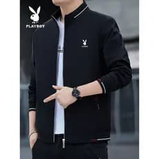 Playboy jaqueta masculina primavera outono estilo High-End sentimento 2024 novo estilo roupas de negócios Casual tamanho