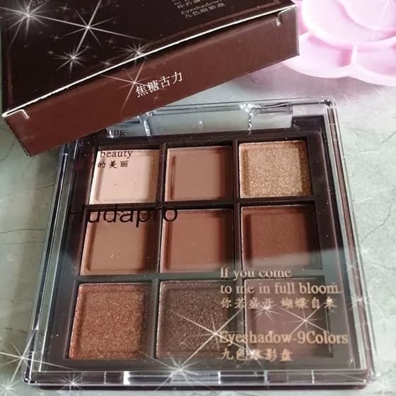9 cores terra paleta de sombra cor Chocolate nove cores sombra em pó delicado perolado fosco Glitter nove cores leite ch