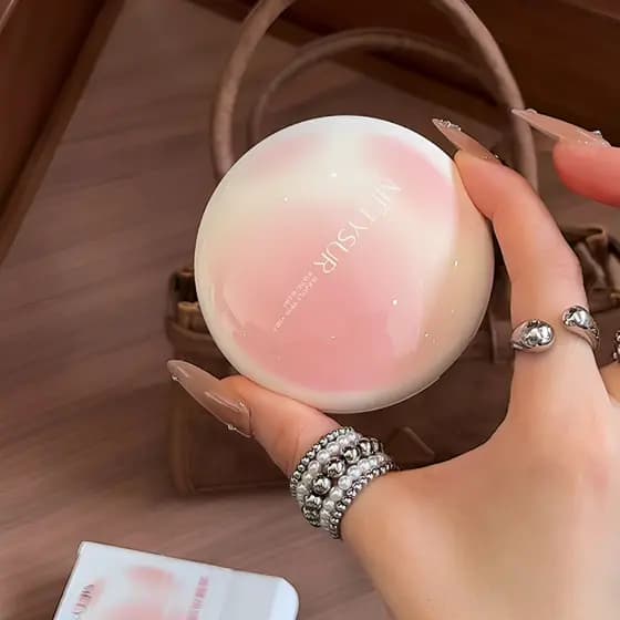 Lindo bêbado cozimento cozimento Blush Natural Nude maquiagem fosco vitalidade Rouge placa segurando maquiagem clareamen