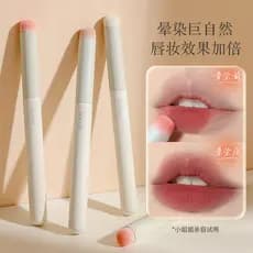 Pincel labial pincel de batom mancha pincel de lábios cabeça redonda pincel de maquiagem labial menina corretivo pincel