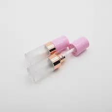 4.5ML brilho labial Sub-engarrafamento brilho labial transparente garrafa vazia fosco tubo vazio DIY garrafa de base líq