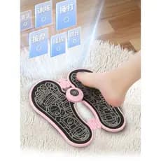 Massageador de pés japonês, pulso inteligente, placa de acupressão, dobrável, elétrico, calcador automático