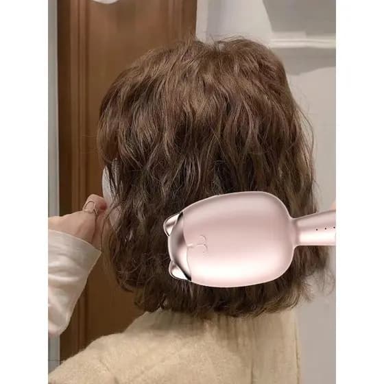 Cabeça de rolo de ovo Curling ferro ferramenta útil rolo de ovo água ondulação lã grande rolo fofo milho Perm tala elétr
