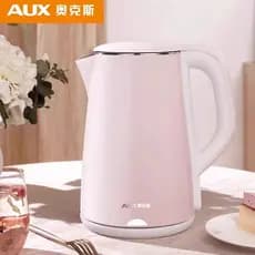 Aox chaleira elétrica termostática doméstica totalmente automática desligamento térmico integrado água fervente 304 chal
