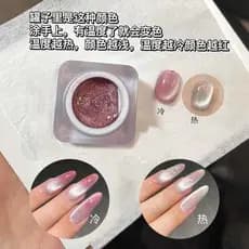 Mudança de temperatura esmalte cristal olho de gato unha polonês cola 2024 novo estilo Popular mudança de temperatura co