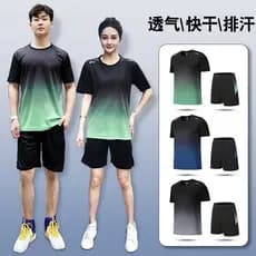 Terno esportivo masculino roupas de Fitness verão correndo roupas de secagem rápida camiseta de manga curta roupas de tr