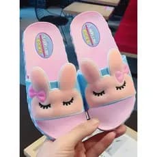 Meninas chinelos bebê bonito coelho chinelos feminino verão crianças chinelos feminino antiderrapante médio grande crian
