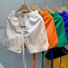 2026 novo estilo de trabalho fino Casual quarto Shorts masculino verão legal seda gelo calças de secagem rápida