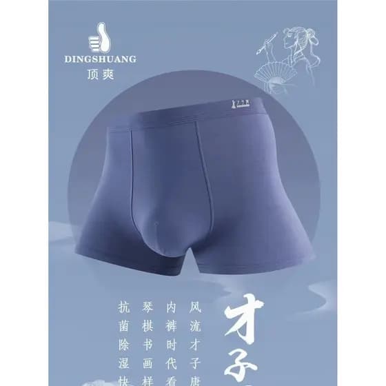 Cuecas boxer masculinas de alta qualidade, 4 peças, caixa sem costura, peça única, macia, respirável, XL-3XL, frete grát