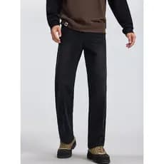 Outono inverno Metes Jeans masculino na moda Retro confortável em linha reta quente velo pequeno em linha reta mais magr