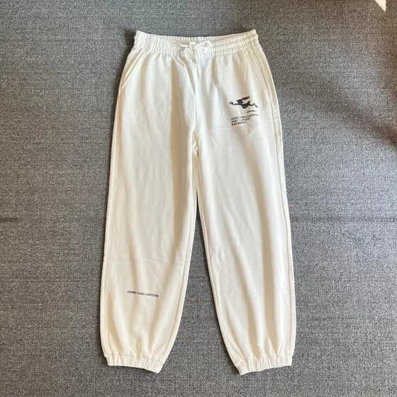 Bens domésticos Meijia Autêntico Primavera Outono Novo Produto Sweatpants Masculino Street Wear Coelho Impresso Solto-75