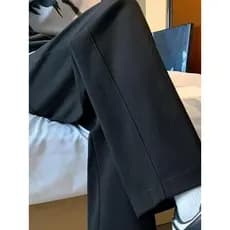 Calças masculinas estilo drape calças soltas calças esportivas Sweatpants calças casuais primavera outono calças retas d