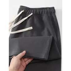 Calças masculinas estilo fino calças soltas calças esportivas Shorts calças casuais verão calças de cinco pontos Drape c