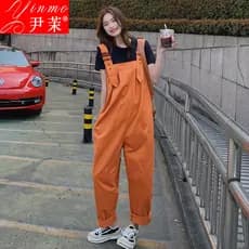 Macacão Casual feminino 2026 verão novo estilo versão coreana solto mais magro olhar estilo ocidental redução de idade D