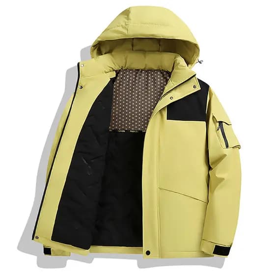 Jaqueta masculina outono inverno engrossado jaqueta de algodão nova Casual quente jaqueta de algodão roupas masculinas