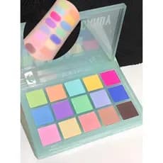 Pequeno livro vermelho mesmo estilo ucanbe Macaron paleta de sombras fosco hortelã azul verde dopamina maquiagem de verã