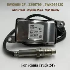5WK96612F 5WK96612D 2296799 Sensor NOX De Oxigênio Nitrogênio 24V Para Sonda NGK Carro Scaniaa T-ruck 2020691 1872080 22