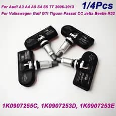 Alta Qualidade 1K0907255C 1K0907253D 1K0907253E Para Audi A3 A4 A5 S4 S5 VW Golf Passat CC Jetta 315Mhz TPMS Sensor De P
