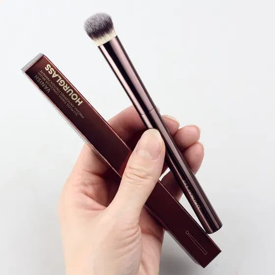Ampulheta ampulheta pequeno Clipper inclinação corretivo escova sem marcas manchas marcas de Acne olheiras rosto médio